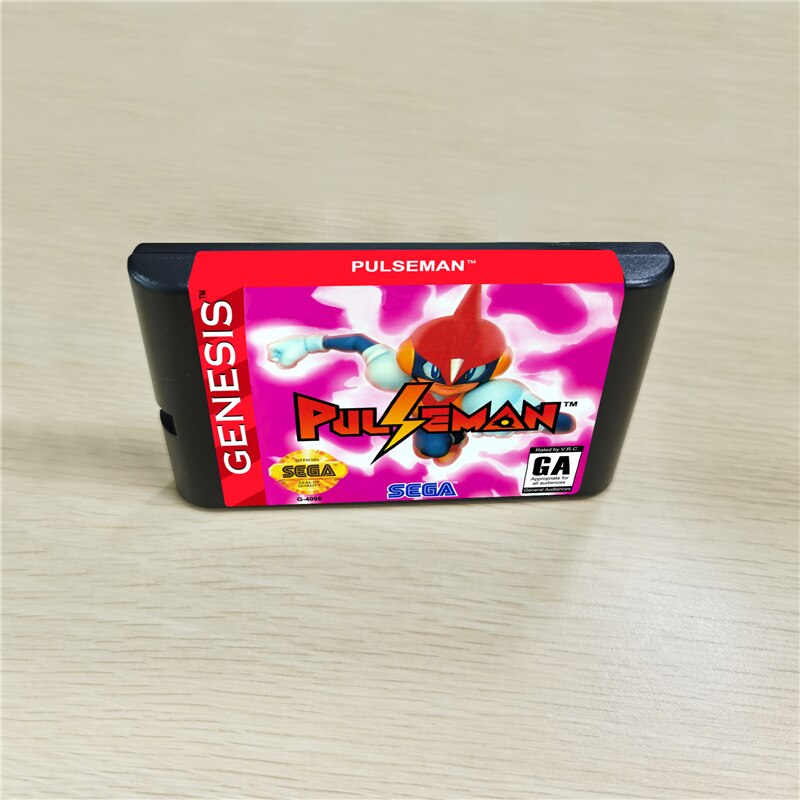 Pulseman-MegaDrive Genesis ܼ  16 Ʈ MD  īƮ